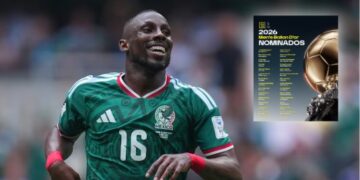 Julián Quiñones entre los 30 candidatos al Balón de Oro 2026.