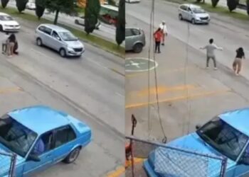VIDEO: Héroe evita tragedia y salva a niña en Puebla
