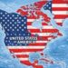 Trump anexa a México y Canadá en un mapa
