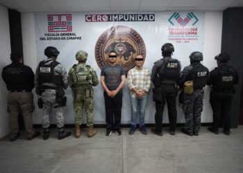 Detienen al alcalde morenista de Suchiapa, al exedil y a mandos policiales