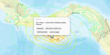 Sismo de 7.7 en Panamá provoca evacuaciones y alertas de tsunami.