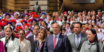 Natividad Castrejón asiste al lanzamiento del Primer Concurso Nacional de Coros Escolares